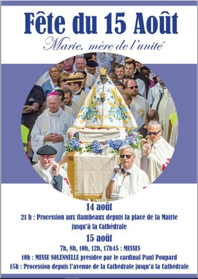 Affiche 15 août 2017 cathédrale